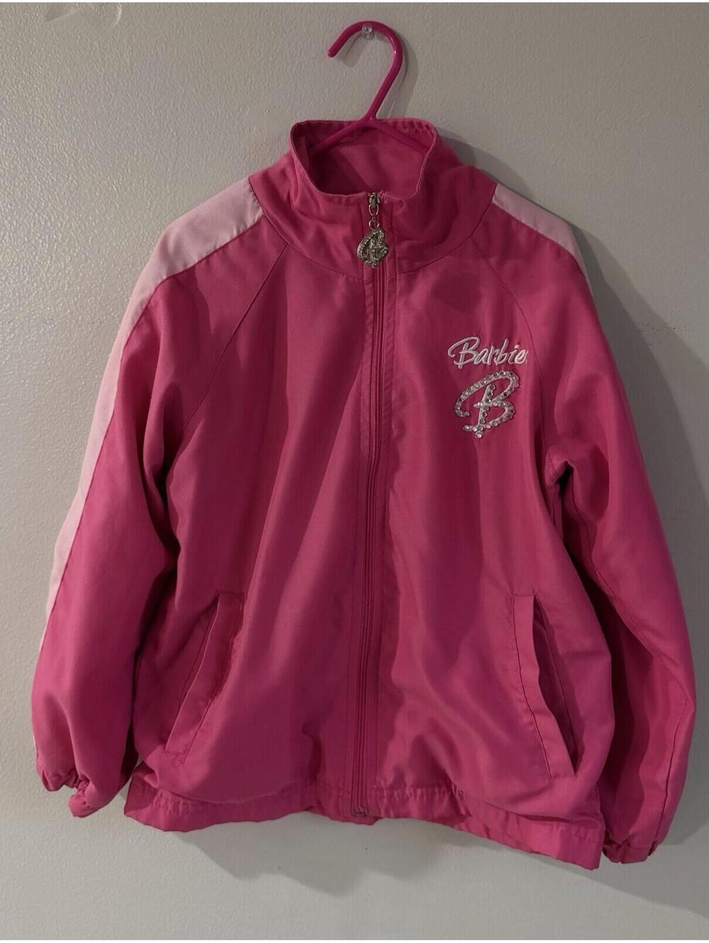 VTG 2005 Barbie Avenue Windbreaker Jacket Size 5